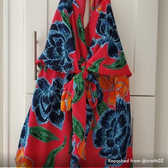 Traded Show me your mumu romper floral pink - Picture 3 of 3